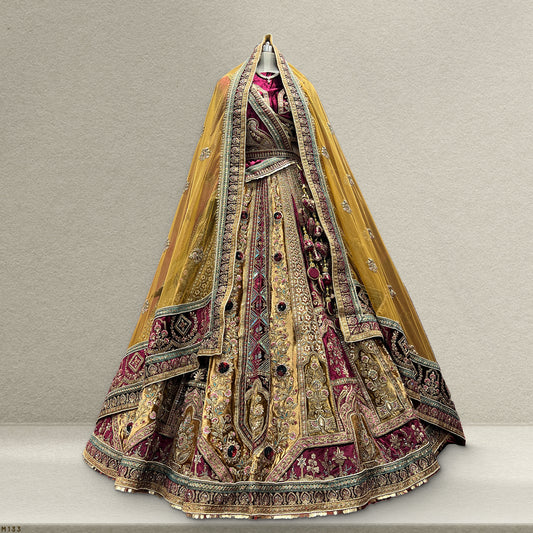 Amrapali - The Royal Jharoka Rajwadi Bridal Lehenga