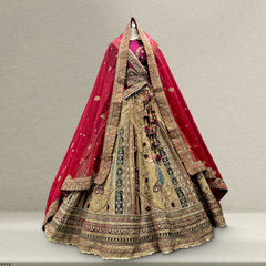 Amrapali - The Royal Jharoka Rajwadi Bridal Lehenga - JMS Studio
