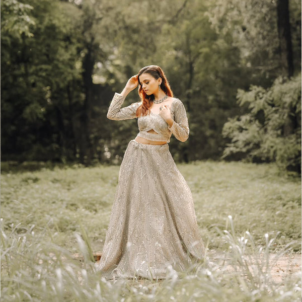 Celestial Collection: Modern Reception and Engagement Lehengas - JMS Studio