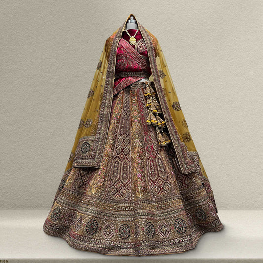 Amrapali - The Royal Rajwadi Bridal Lehenga JMS Studio {{ Royal Red Bridal Lehenga}}