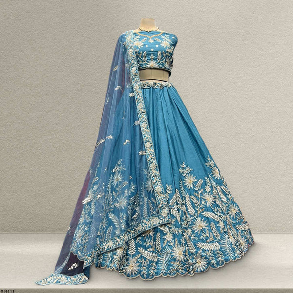 Aisha - Gorgeous Chinon Partywear Lehenga Choli