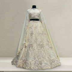 Cherry Blossom  -  The Modern Partywear Engagement Sangeet Lehenga