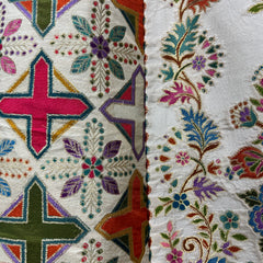 Gulaal - Multicolor Banarasi Silk Position Print Carnival Lehenga