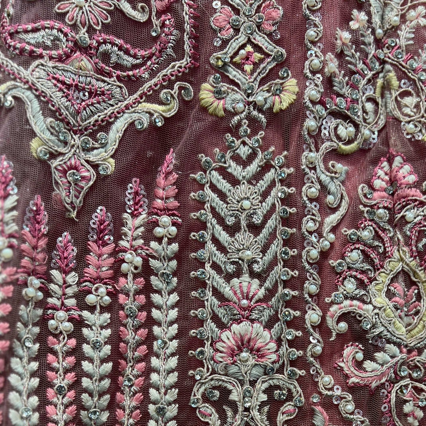 Cherry Blossom - Pink Reception Engagement Lehenga With Designer Blouse