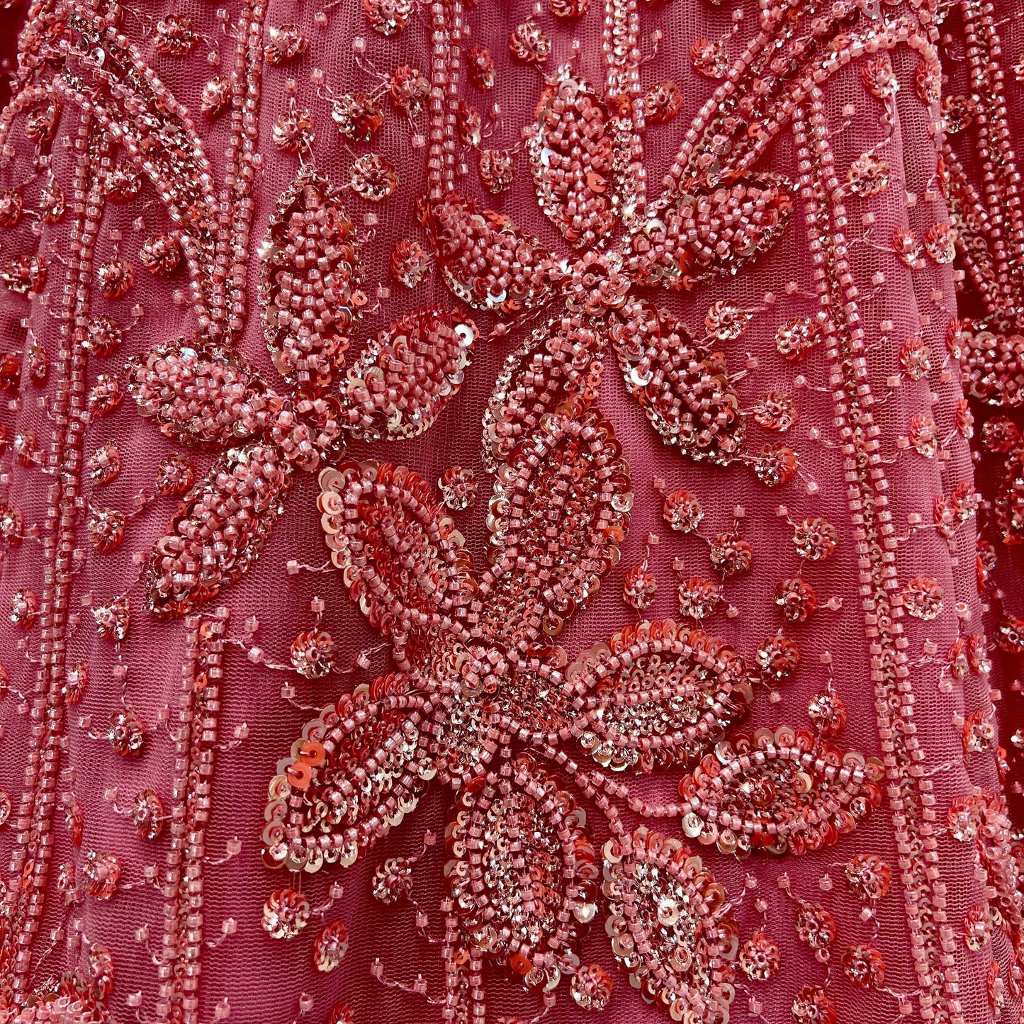 Jazzagals - Beads & Pearls Handwork Blush Pink Reception Lehenga