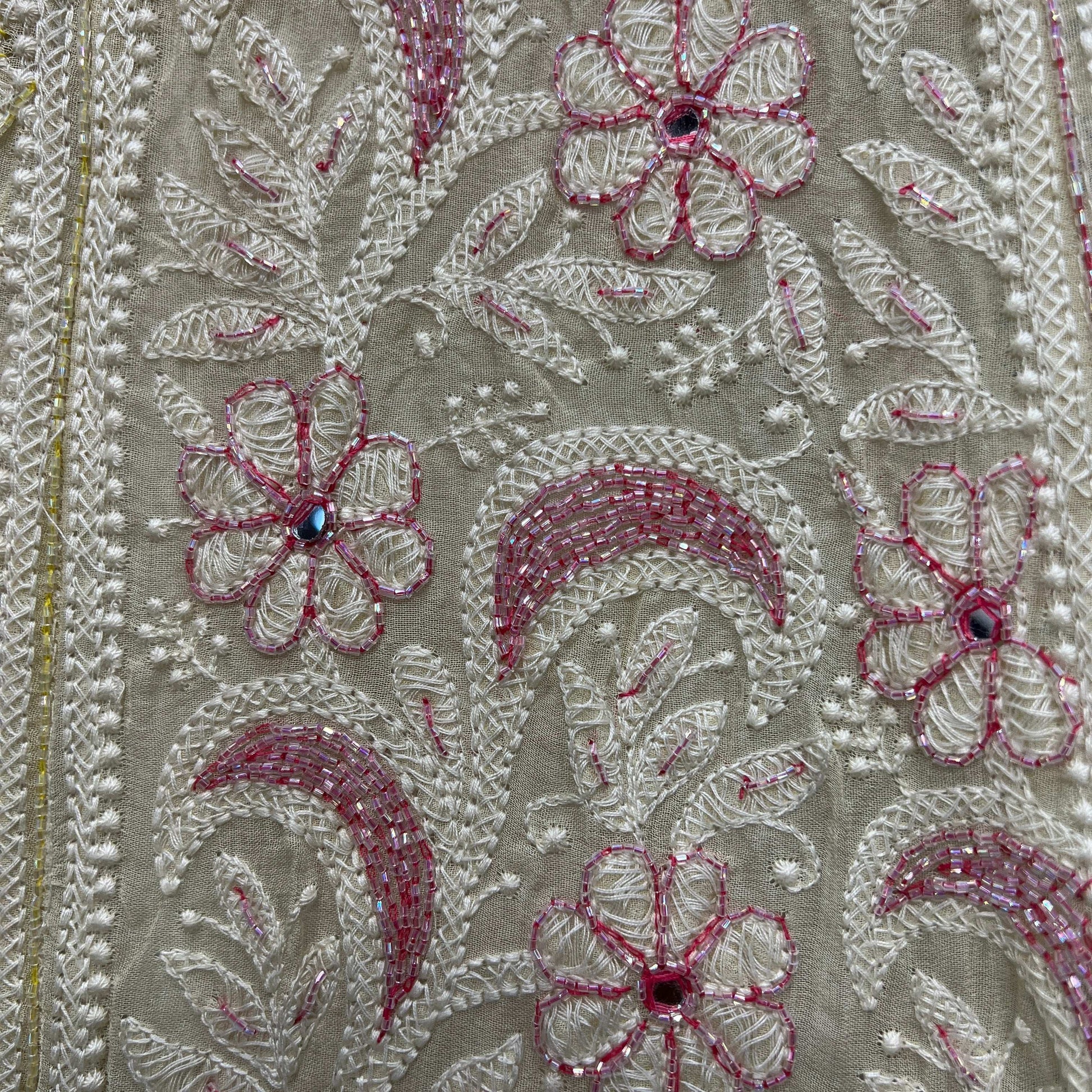 Damsel - Georgette Embroidered With Multicolor Handwork  Designer lehenga