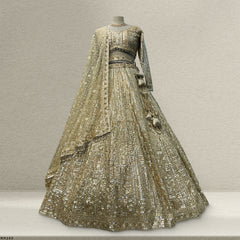 Celestial Collection: Ready-to-Wear GOLD Reception and Sangeet Lehengas
