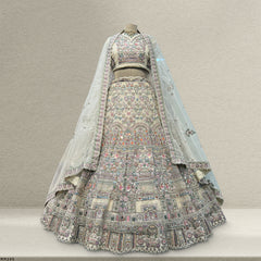 Cherry Blossom  -  The Modern Partywear Engagement Sangeet Lehenga