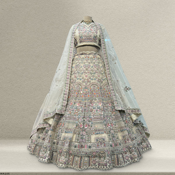 Cherry Blossom  -  The Modern Partywear Engagement Sangeet Lehenga