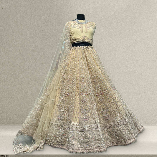 Cherry Blossom  -  The Modern Partywear Engagement Sangeet Lehenga