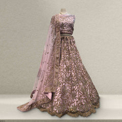 Cherry Blossom  -  The Modern Lehenga for Reception for Bride