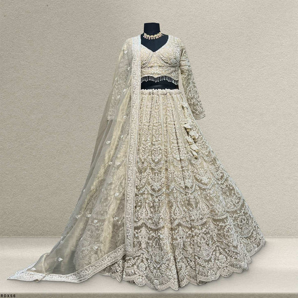 Celestial Collection: Ready-to-Wear Off Handwork Haute Couture Lehenga