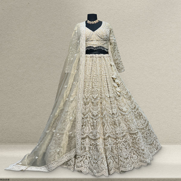 Celestial Collection: Ready-to-Wear Off Handwork Haute Couture Lehenga