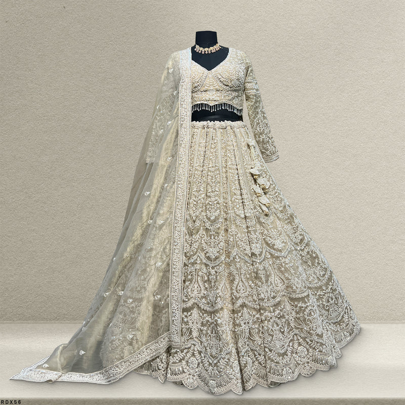 Celestial Collection: Ready-to-Wear Off Handwork Haute Couture Lehenga