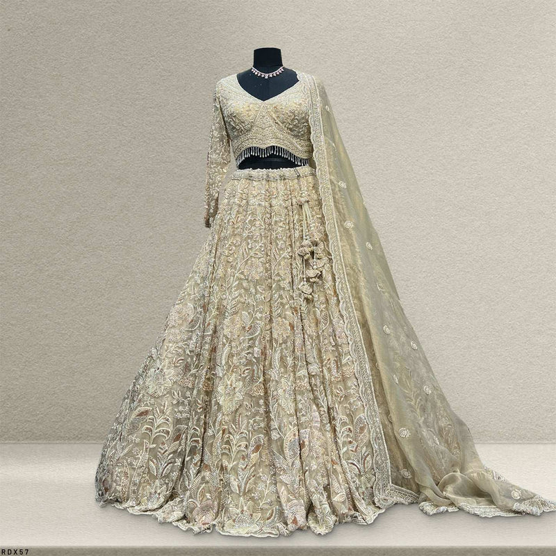 Celestial Collection: Ready-to-Wear Off Handwork Haute Couture Lehenga