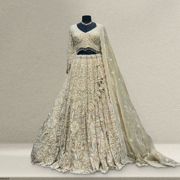 Celestial Collection: Ready-to-Wear Off Handwork Haute Couture Lehenga