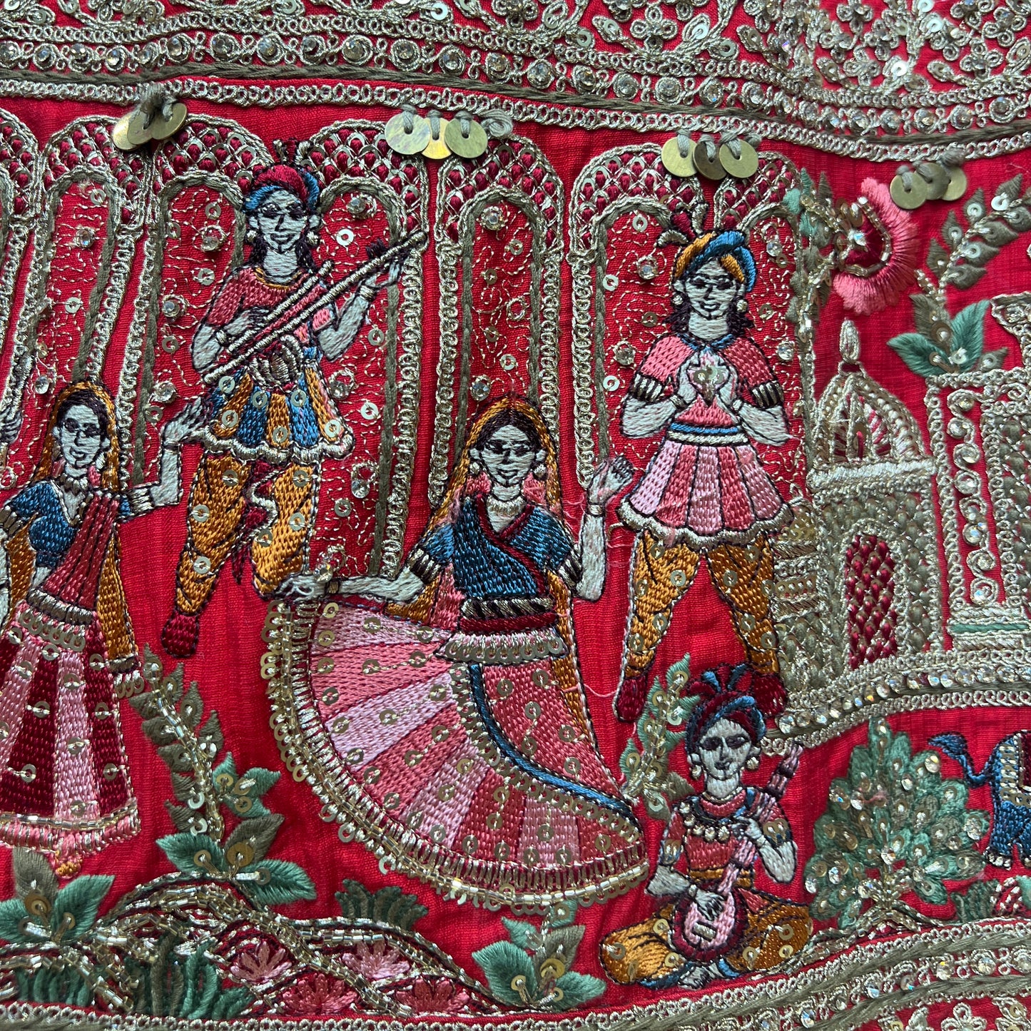 Amrapali - Doli Baraat Story Multi Work Royal Red Bridal Lehenga