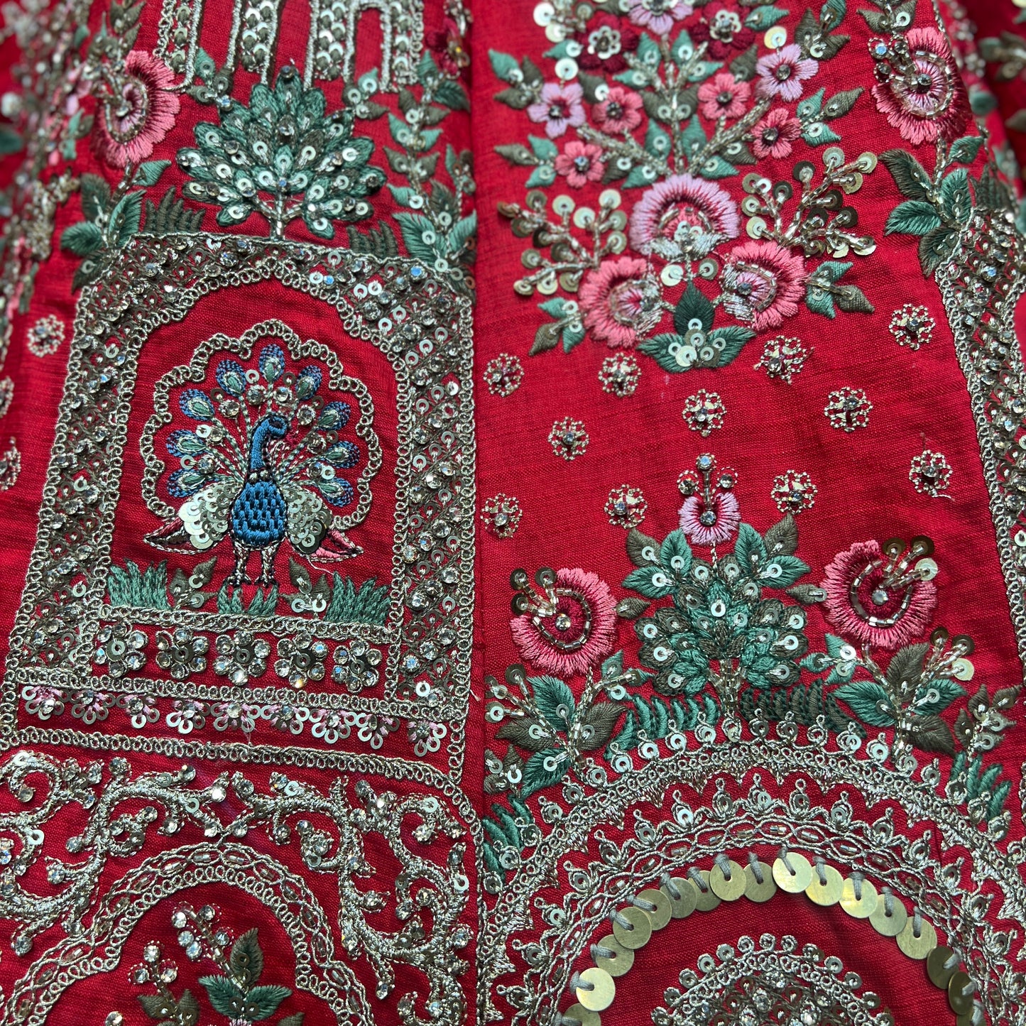 Amrapali - Doli Baraat Story Multi Work Royal Red Bridal Lehenga