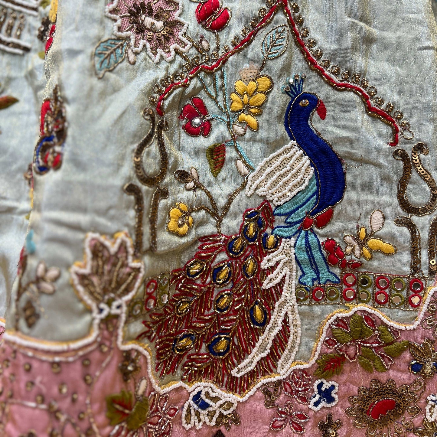 Vantara - Multicolor Soft Silk Stunning Designer Lehenga