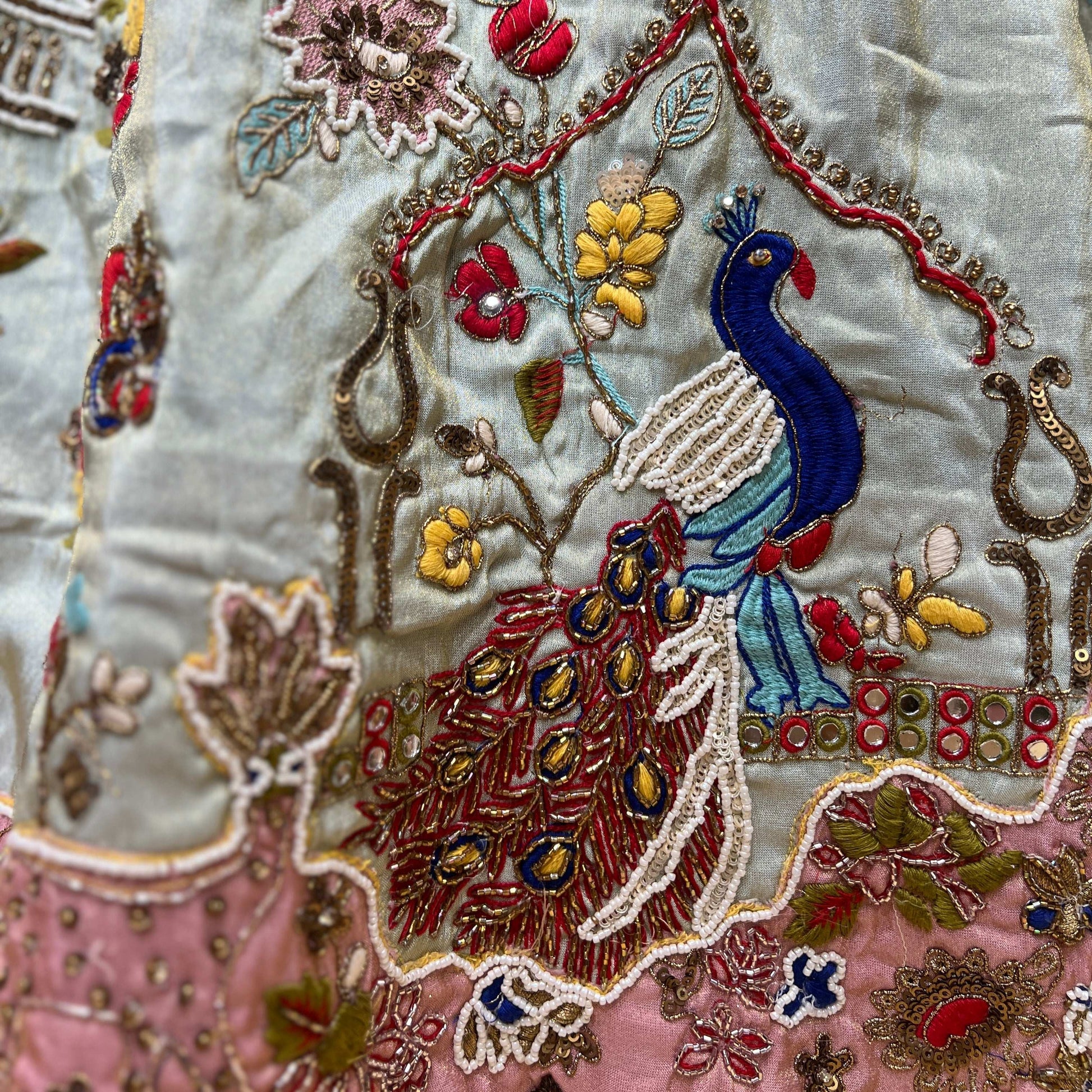 Vantara - Multicolor Soft Silk Stunning Designer Lehenga