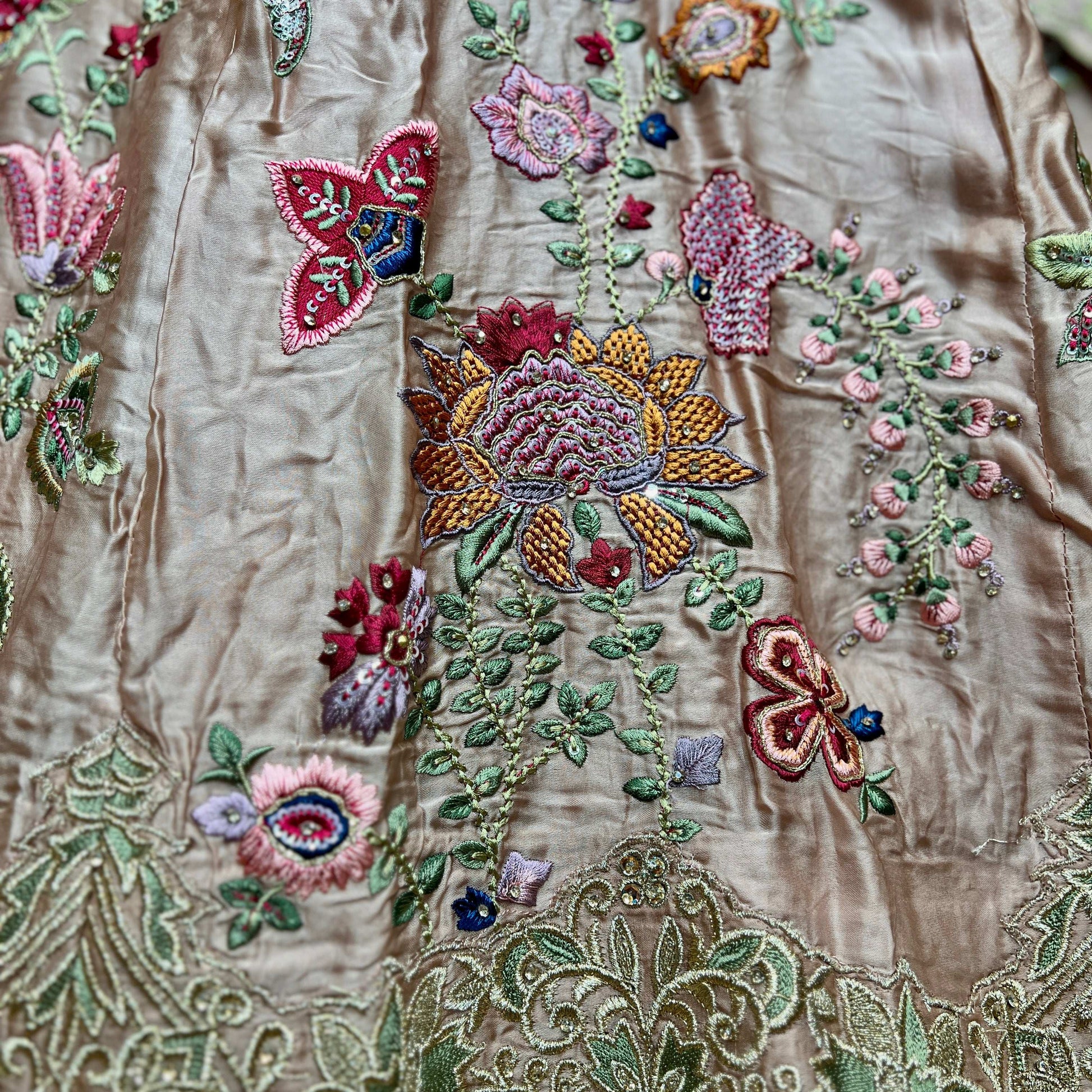 Vantara - Multicolor Soft Silk Stunning Designer Lehenga