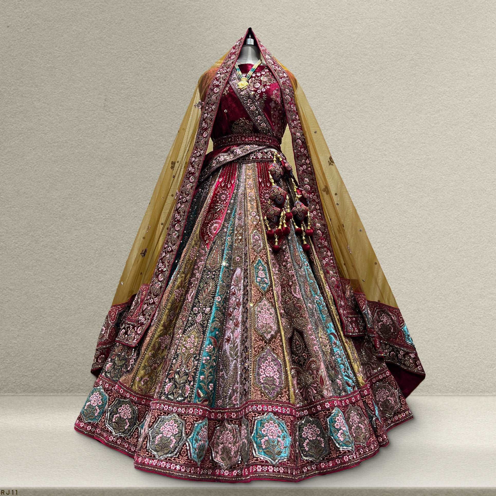 Amrapali - The Royal Jharoka Rajwadi Bridal Lehenga