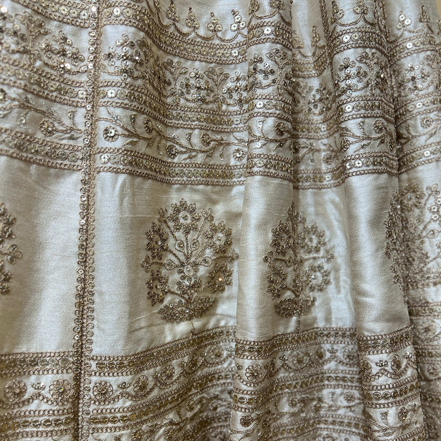 Royal Baggi - Minimal & Modern Classic Raw Silk Designer Lehenga