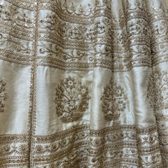 Royal Baggi - Minimal & Modern Classic Raw Silk Designer Lehenga