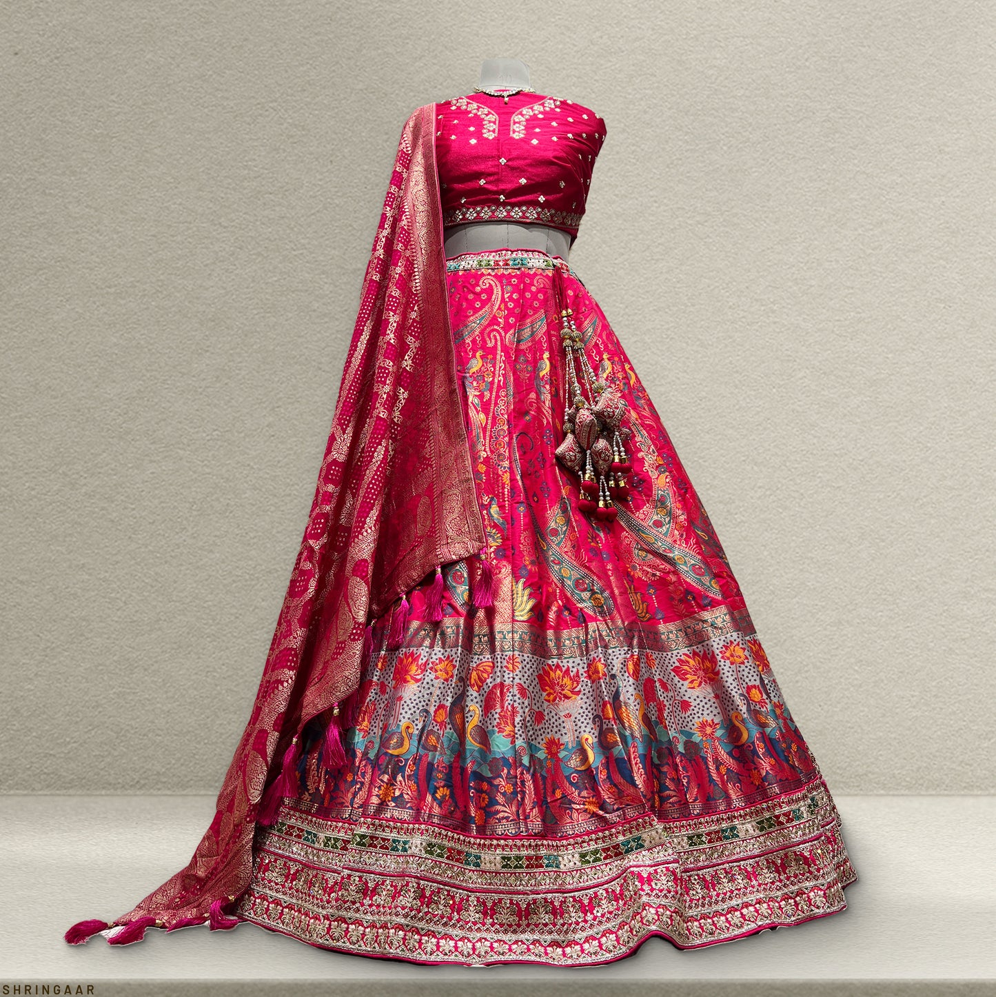 Shringaar: Luxurious Banarasi Silk Lehengas with Intricate Silk Work Blouse