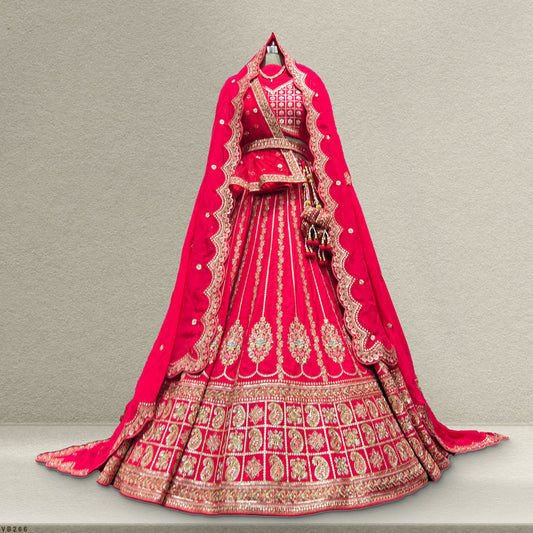 Dulhan in Rani Pink Lehenga : Celebrity Replica Royal Baggi Collection