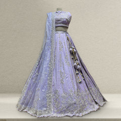 Jazzagals - Cutdana Handwork Soft Georgette Lavender Lehenga JMS Studio {{ Royal Red Bridal Lehenga}}