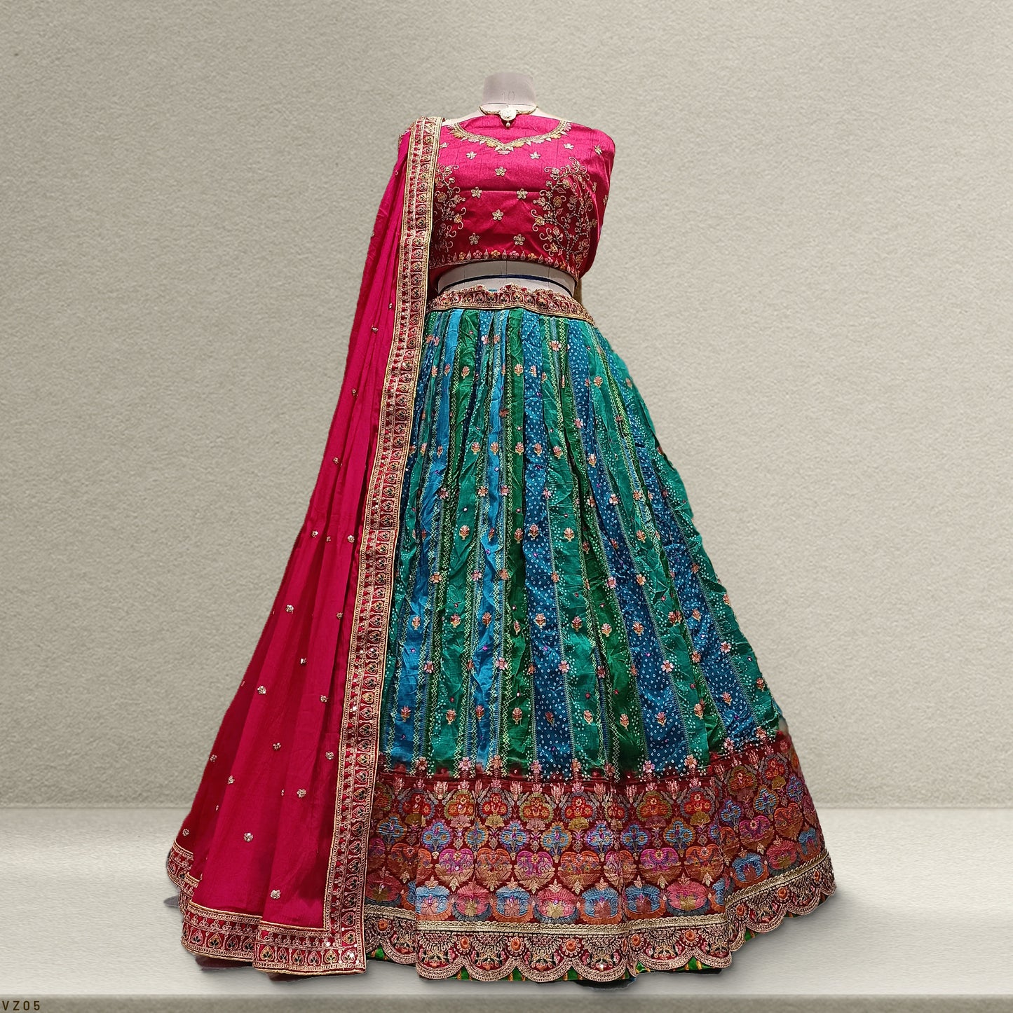 Shringaar: Soft Silk Sider Lehenga With Chinon Dupatta