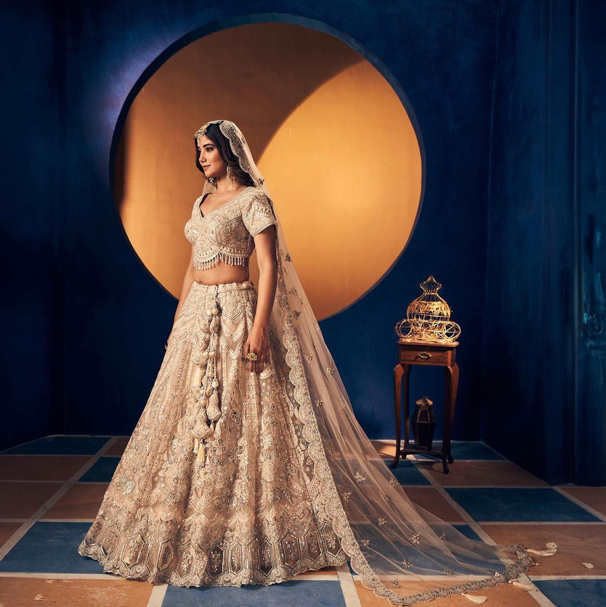 Celestial Collection: Ready-to-Wear Modern Reception and Engagement Lehengas