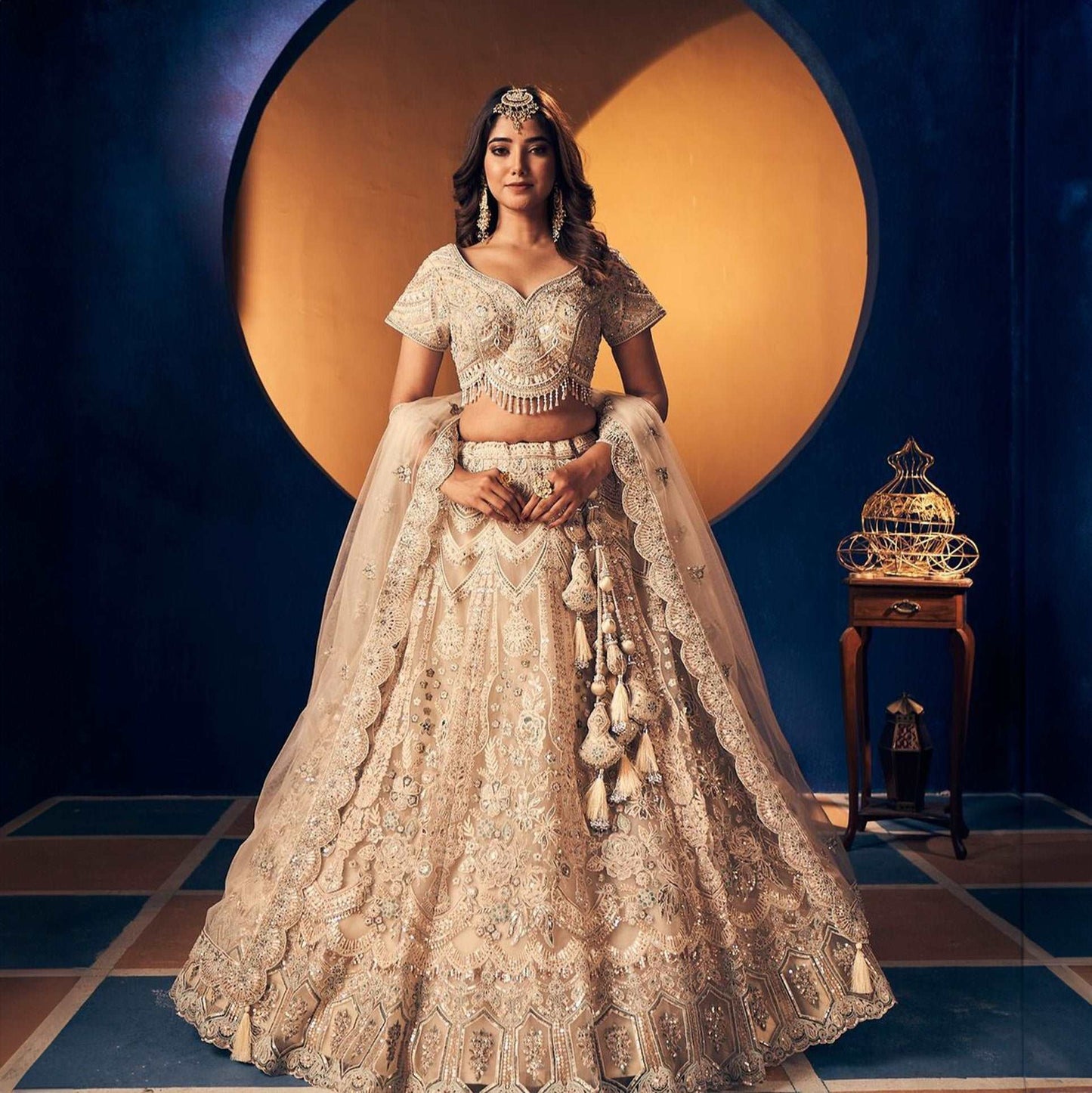 Celestial Collection: Ready-to-Wear Modern Reception and Engagement Lehengas