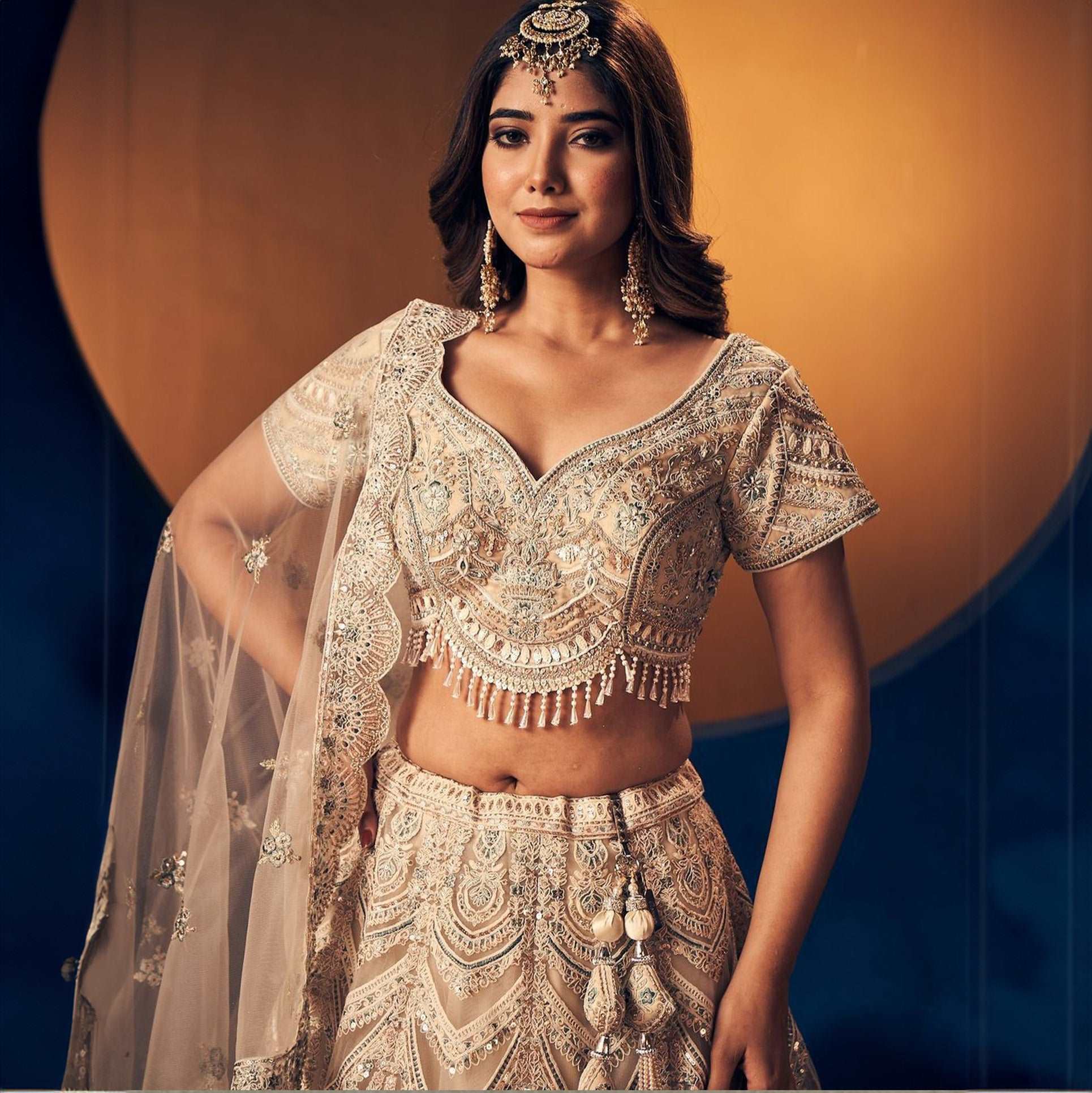 Celestial Collection: Ready-to-Wear Modern Reception and Engagement Lehengas