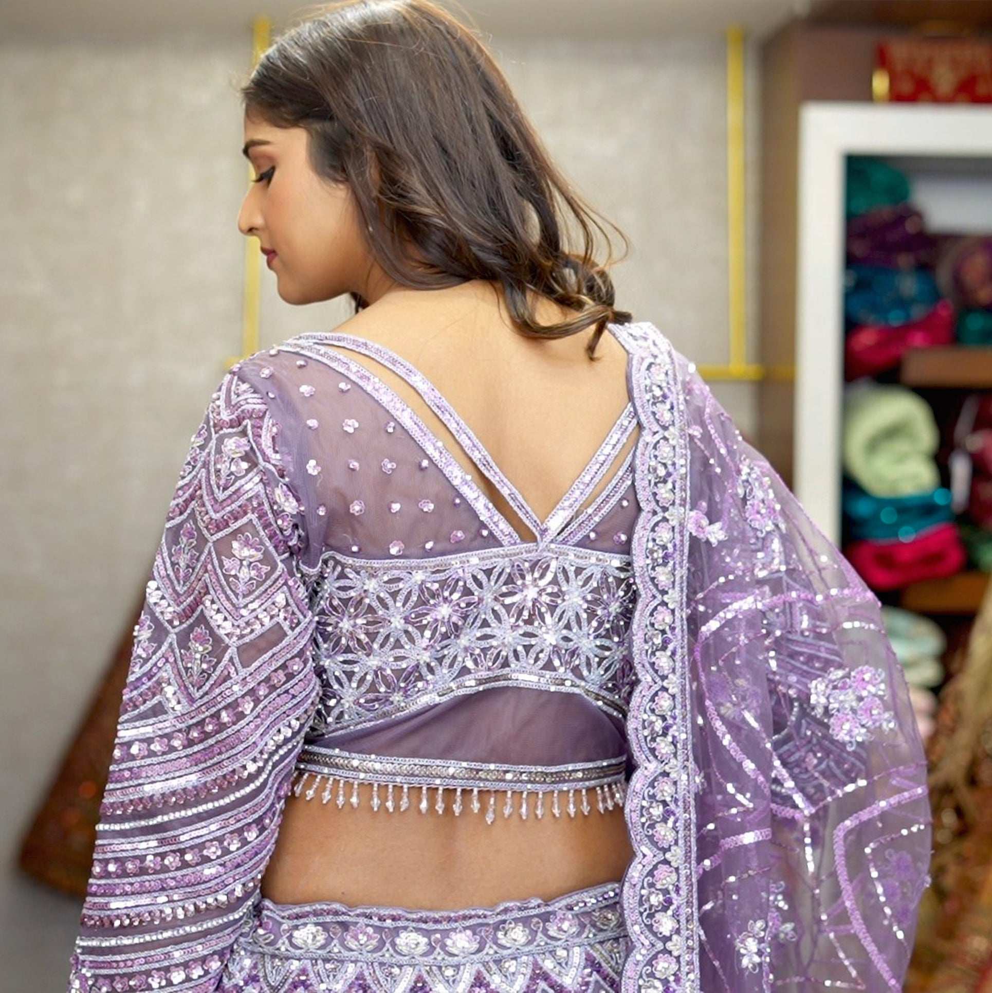 Celestial Collection: Ready-to-Wear Modern Reception and Engagement Lehengas