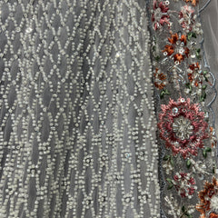 Jazzagals - Pearl Cutdana Handwork Lavender Lehenga w/h Heavy Dupatta