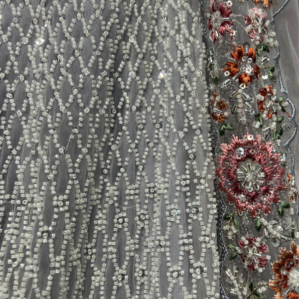 Jazzagals - Pearl Cutdana Handwork Lavender Lehenga w/h Heavy Dupatta