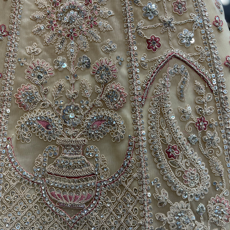 Cherry Blossom  -  The Modern Partywear Engagement Sangeet Lehenga